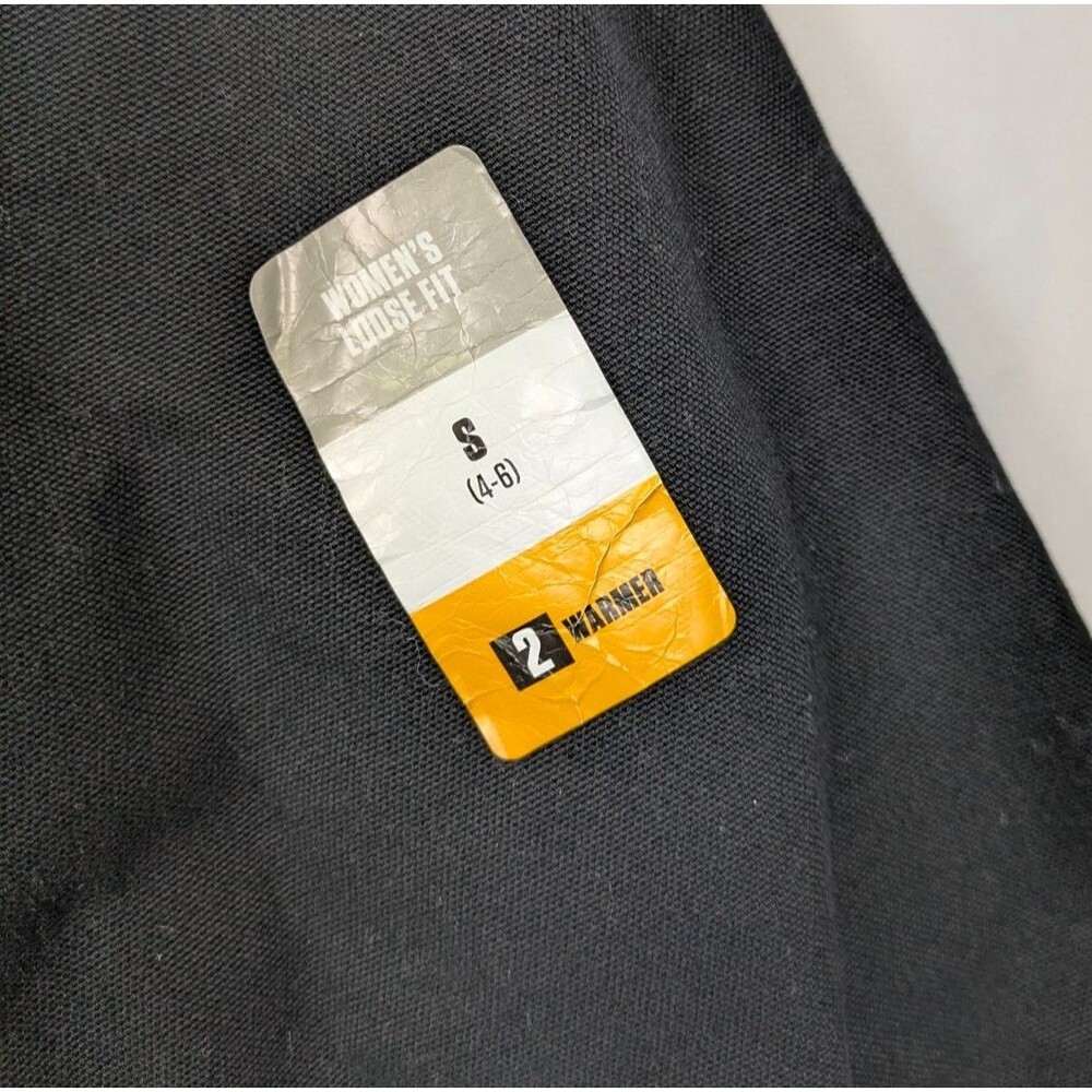 Carhartt Womens Loose Fit Weathered Washed Duck Coat Black Size Small NEW - Picture 3 of 14